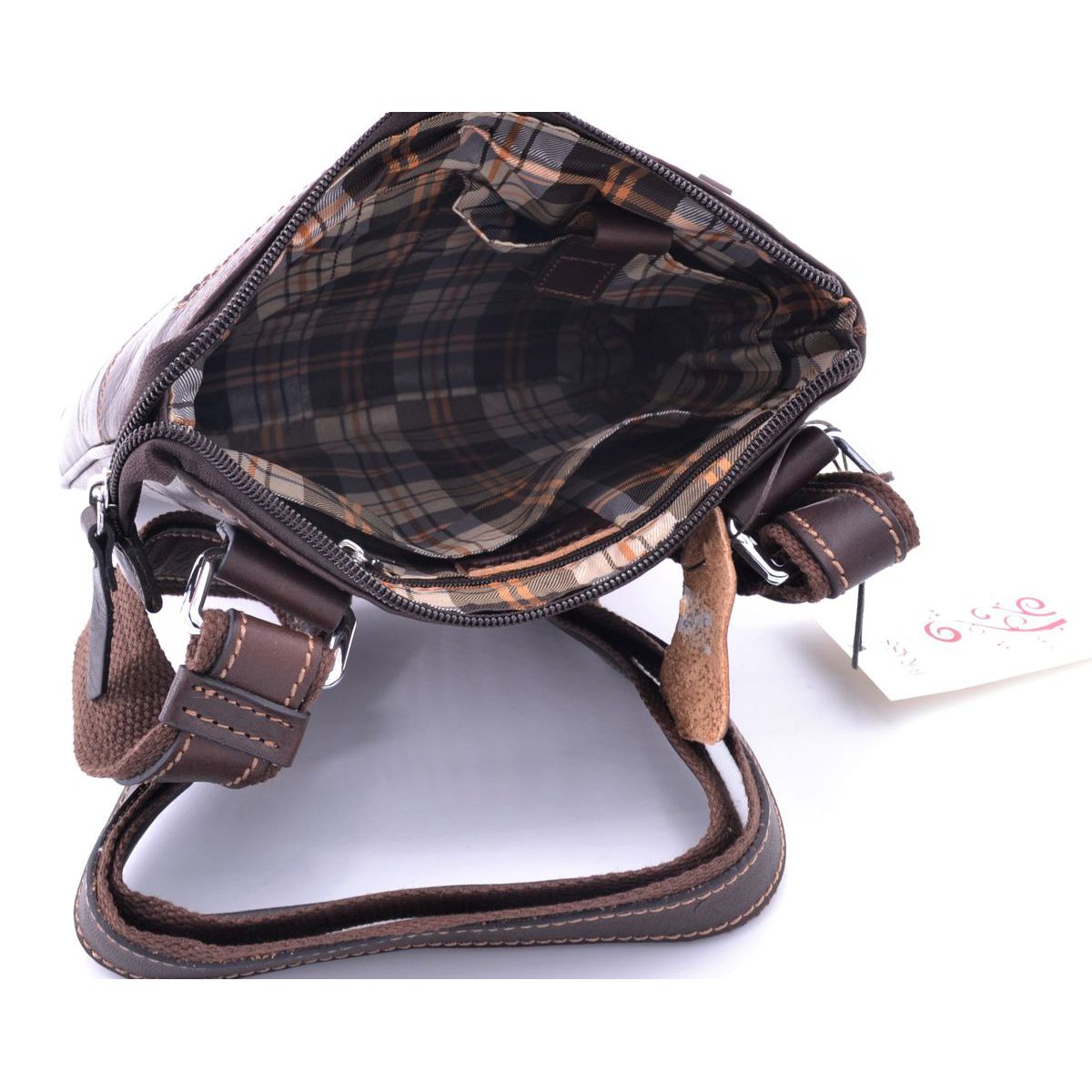 sourcing map Borsa a tracolla da donna, in pelle PU, multi tasca con