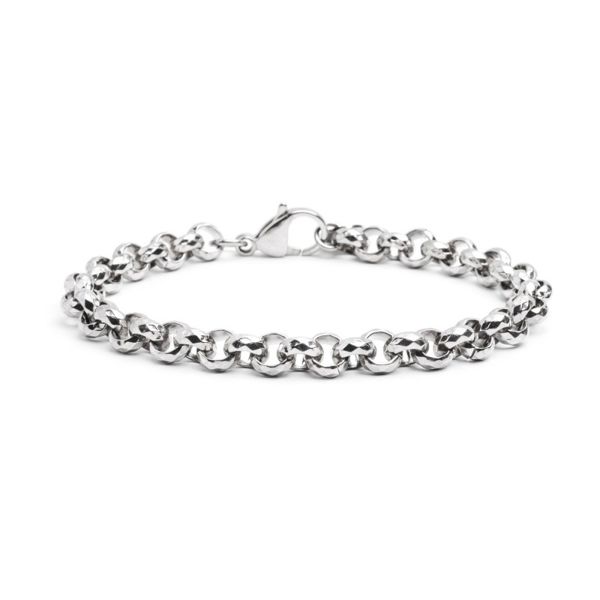 Bracciale catena diamantata grigio acciaio Marlù Gioielli