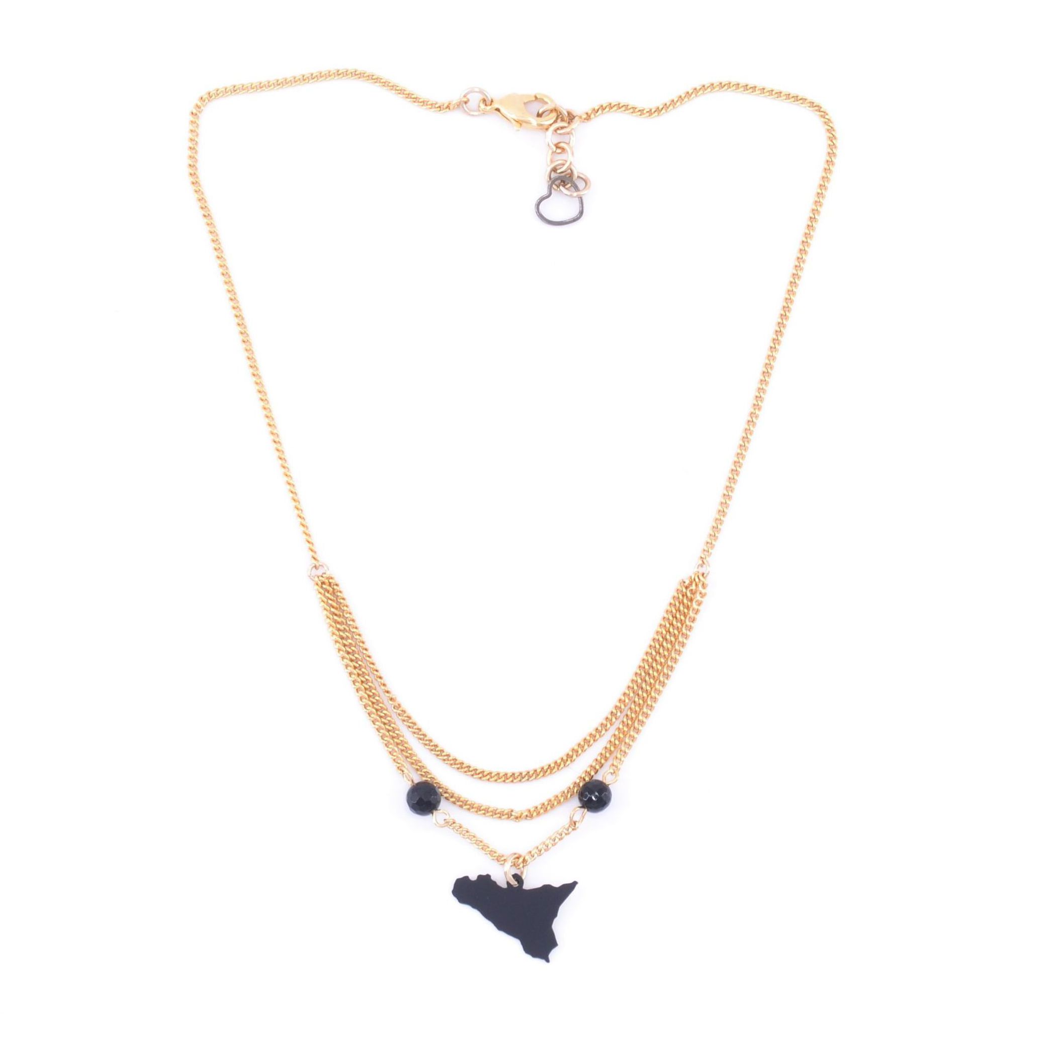 Collana con catena a doppia maglia - 3 mm - Collana con catena da uomo - Catena in acciaio inossidabile - Gioielli in argento - Collana di Modern Out - Italia