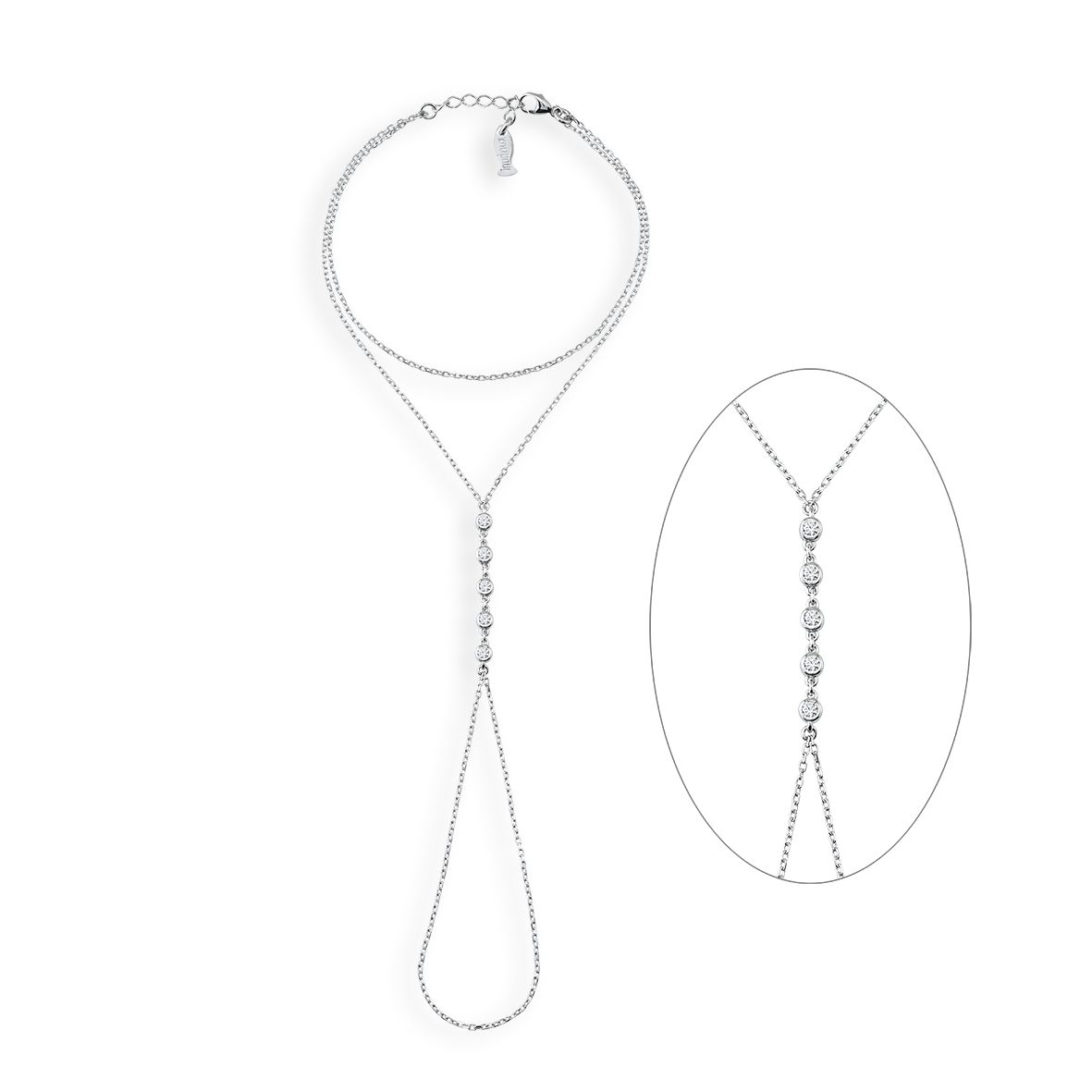 Glint, sterling silver Shahmaran silver gray Kurshuni Gioielli