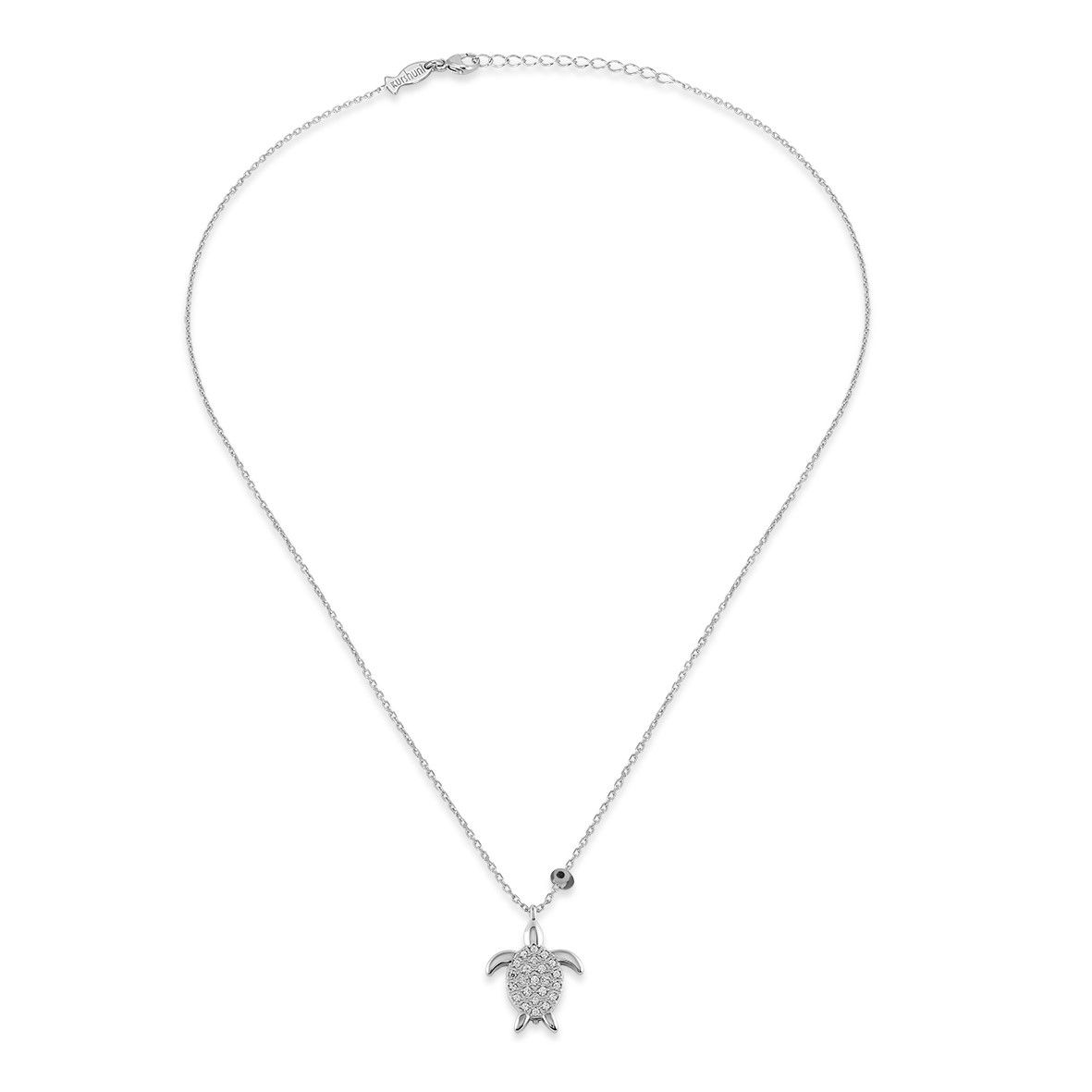 1. Collana catena con Tartaruga di mare argento Kurshuni Gioielli kr567-200
