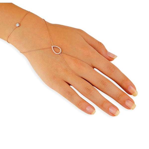 1. Drop, silver chain Shahmaran rosegold