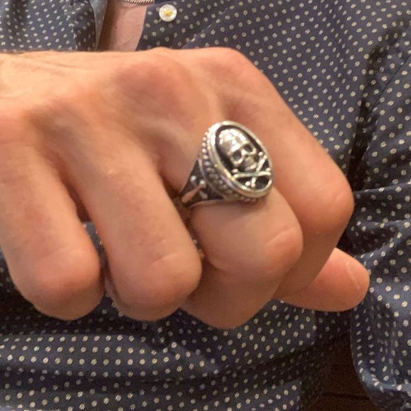 2. Skull Ring silver Suali Gioielli bm3009