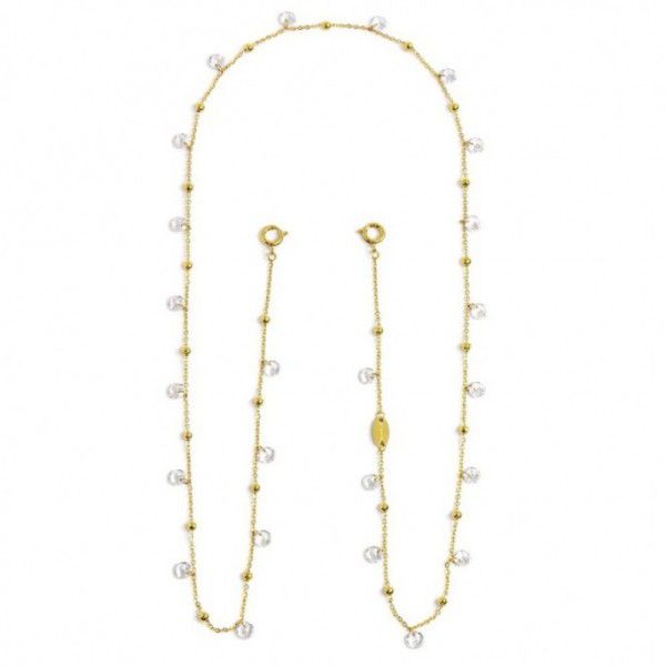 PATIKIL Porta Occhiali Collo, Fascia Per Occhiali Con Perline