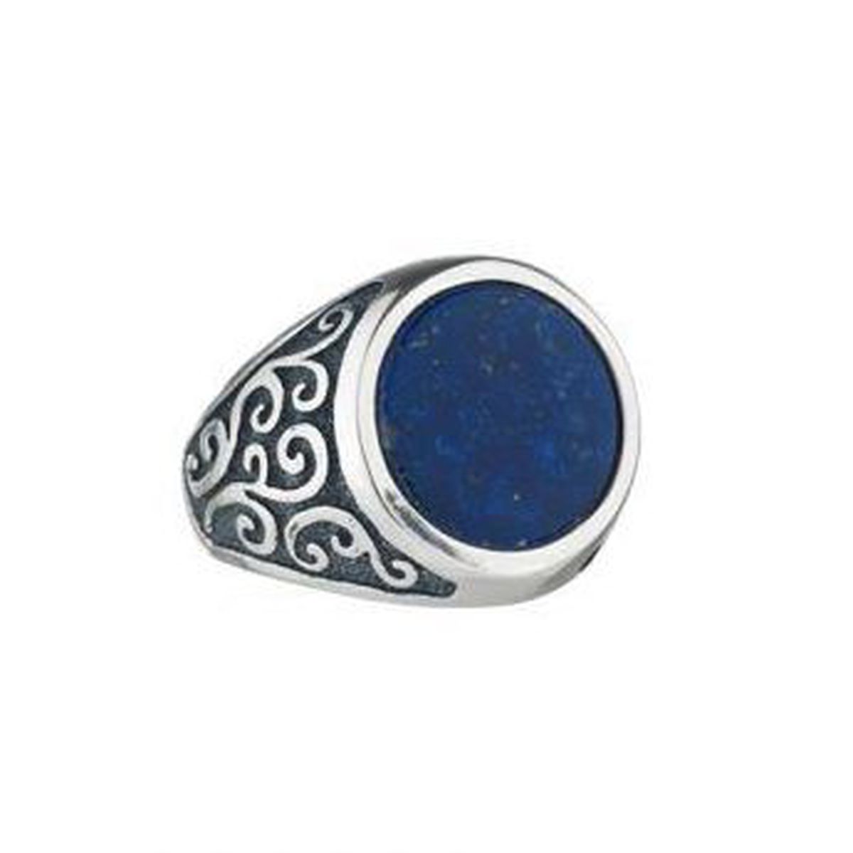 1. Sodalite Round Ring blue Suali Gioielli bm3019