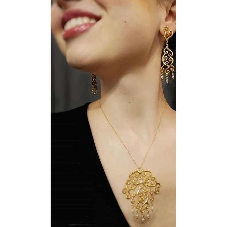 1. Damascus Necklace gold GIULIANAdiFRANCO gioielli j-p138