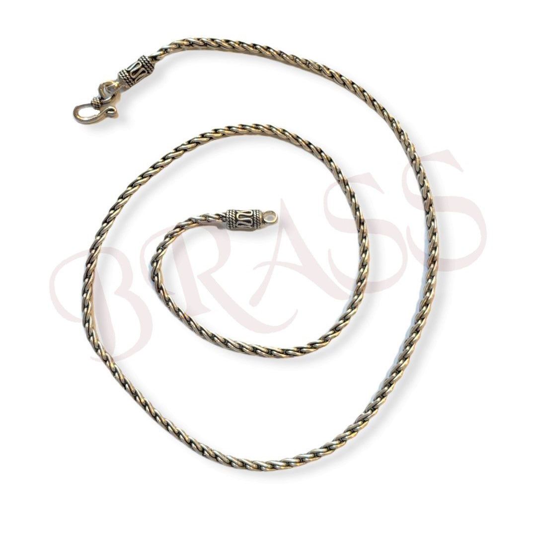 1. Collana argento intrecciato argento BRASS Workshop ca04