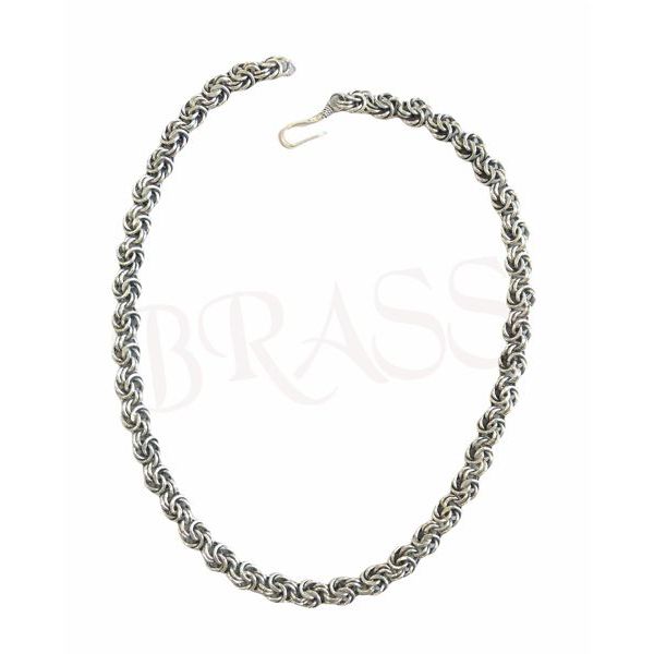 Girocollo argento925 maglia lavorata argento BRASS Workshop