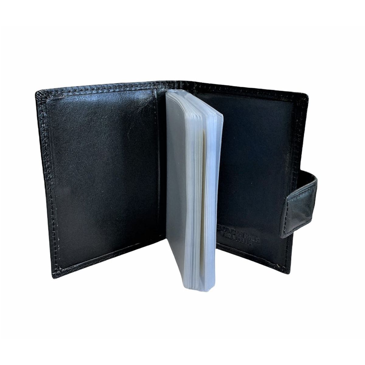 2. Portacarte con tasche plastificate nero BRASS Workshop 8110
