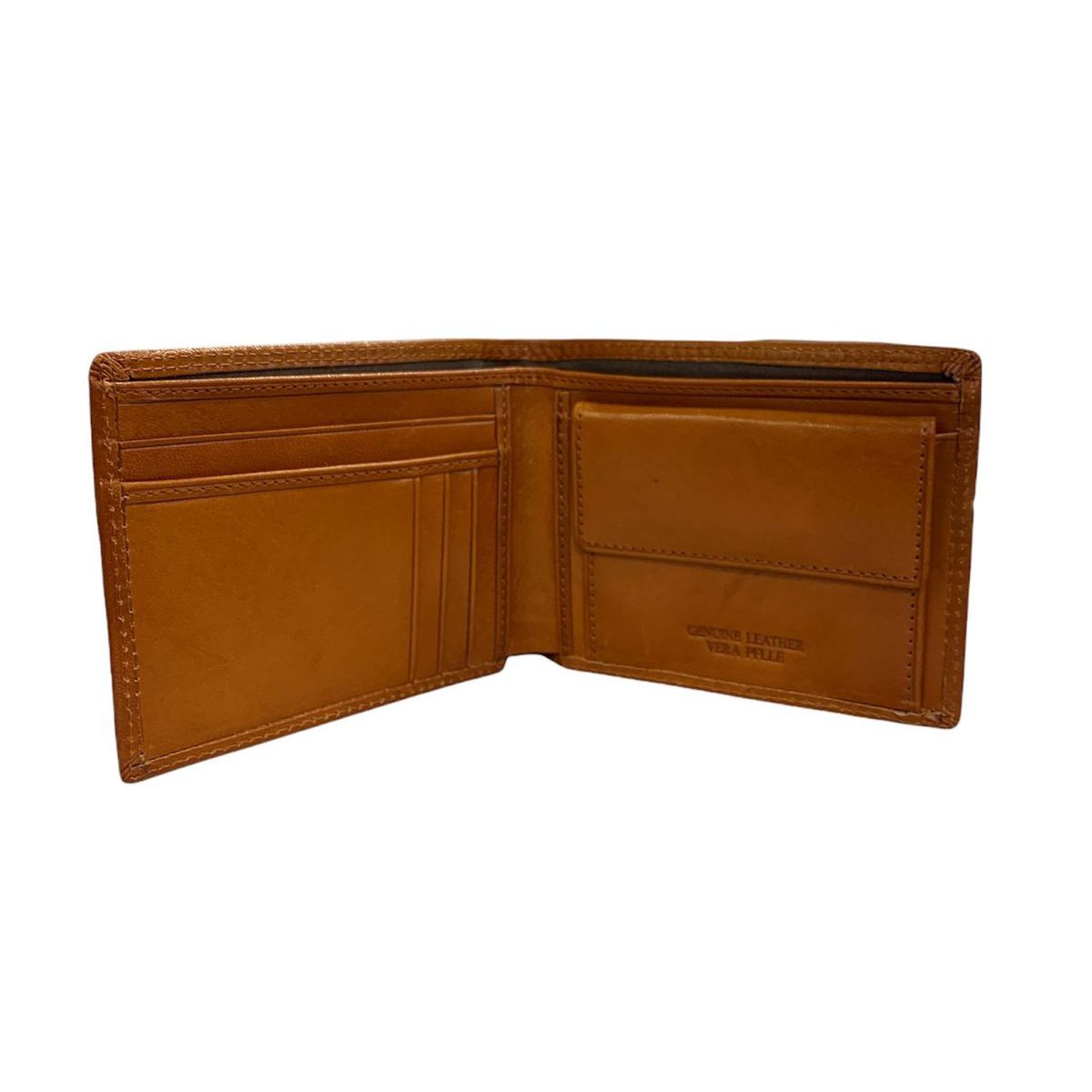 3. Purse, leather wallet brown BRASS Workshop nf-4450