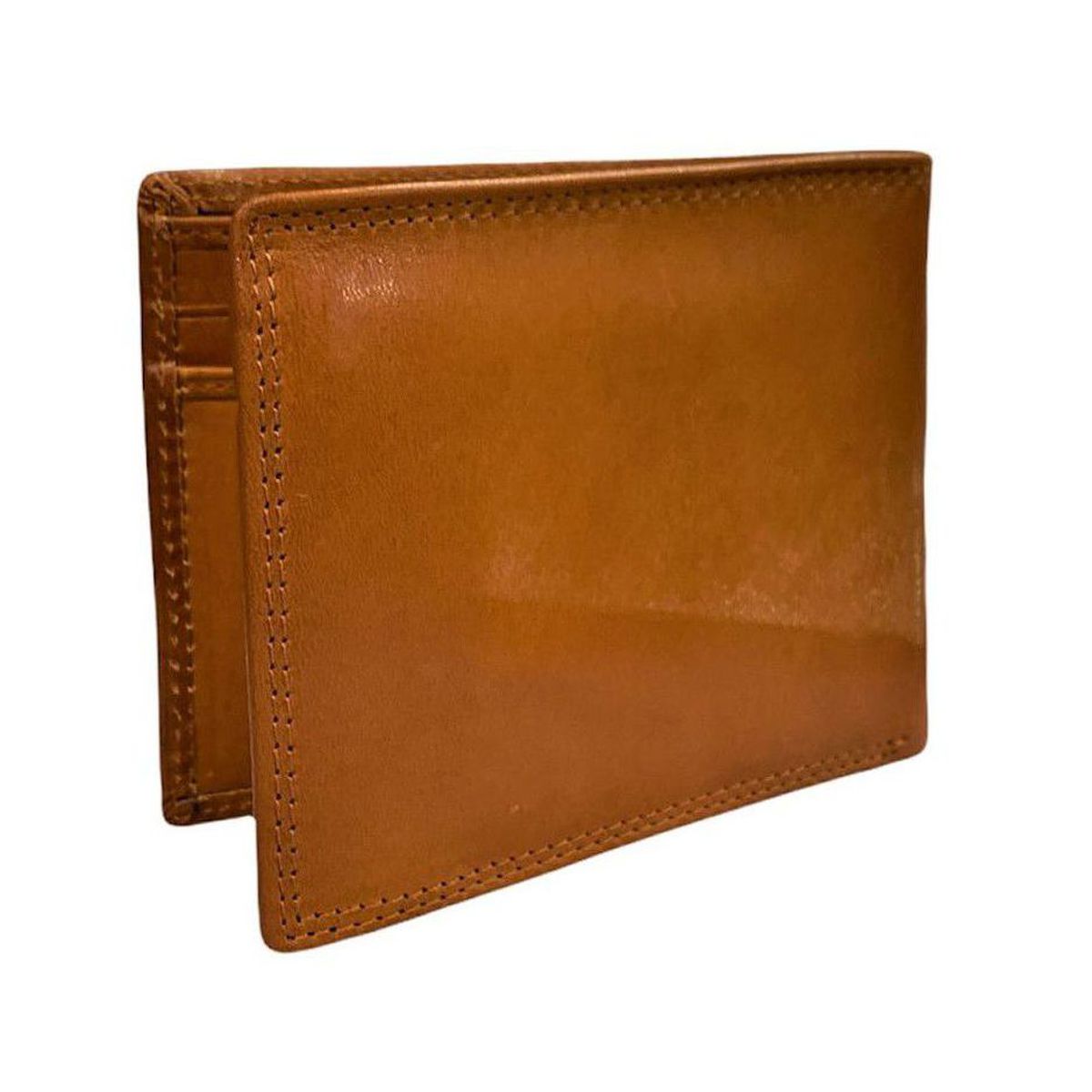 2. Purse, leather wallet brown BRASS Workshop nf-4450