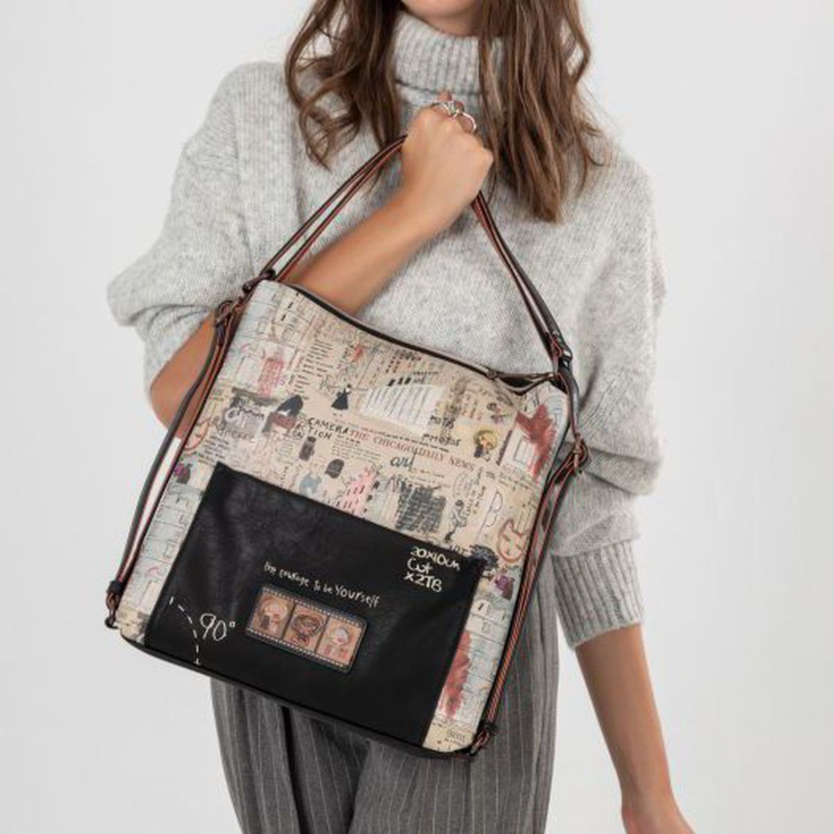 5. Anekke City Bag / Backpack black Anekke 33835-063
