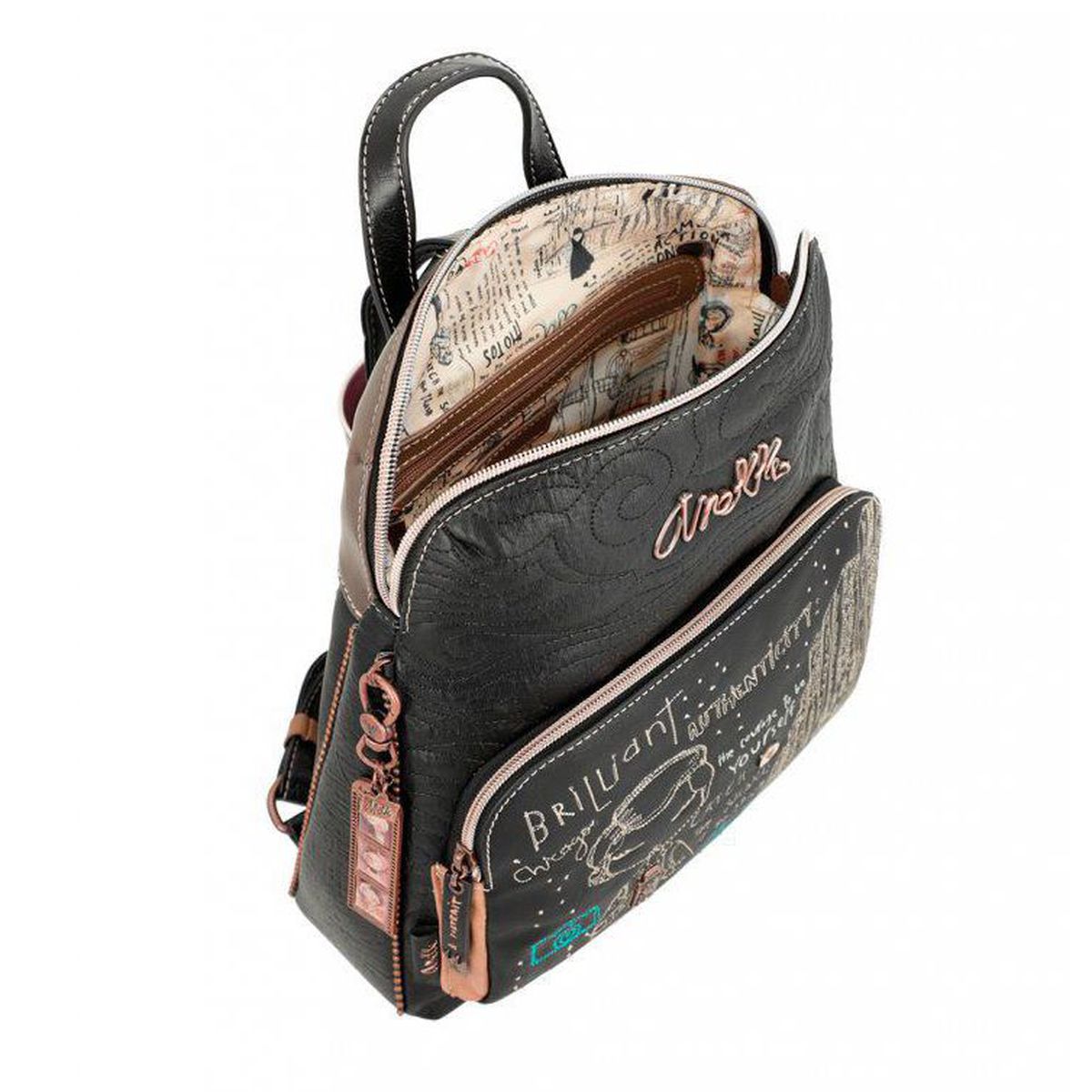 2. City Moments, Anekke backpack black Anekke 33835-002