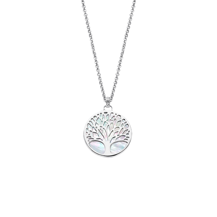 Ciondolo A Cuore Dew In Argento 925 – Con Lettera Alfabeto, Collana Donna, Regalo Perfetto Per Anniversario O Compleanno