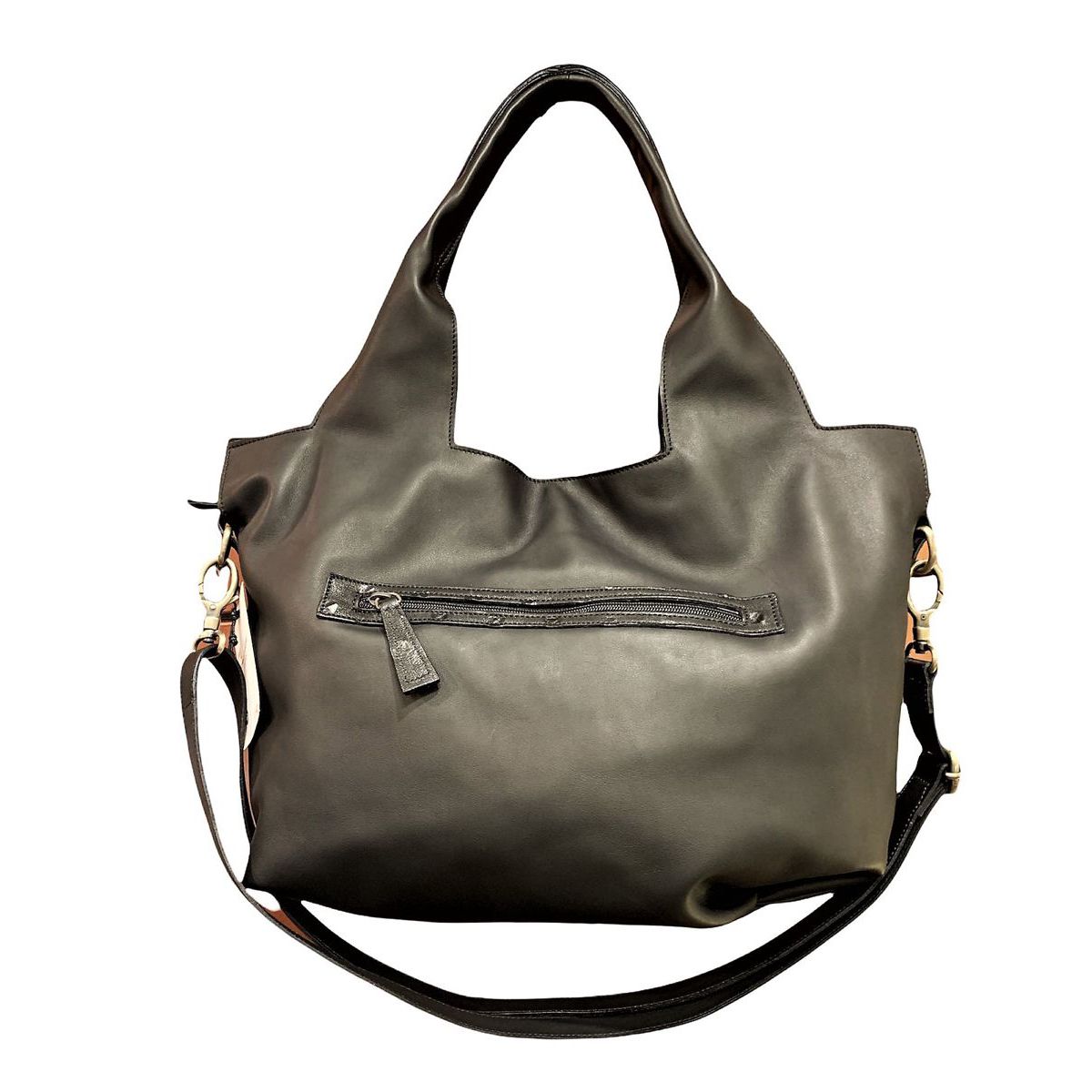 3. Borsa sacca doppio manico nero BRASS Workshop lu02