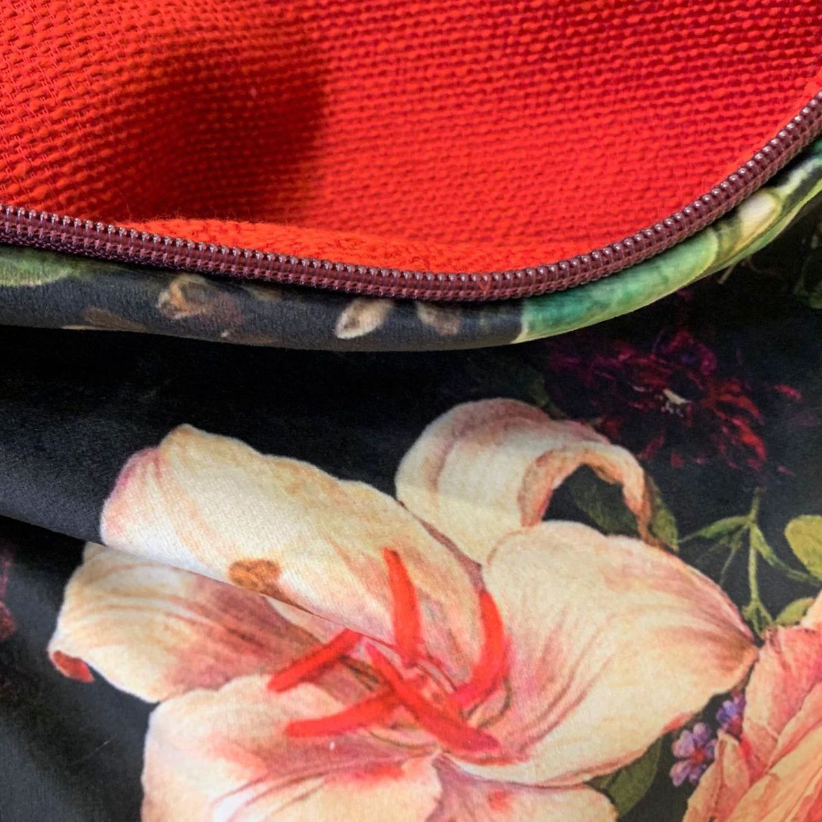 5. Floreal, artisanal shoulder bag red BRASS Workshop man04