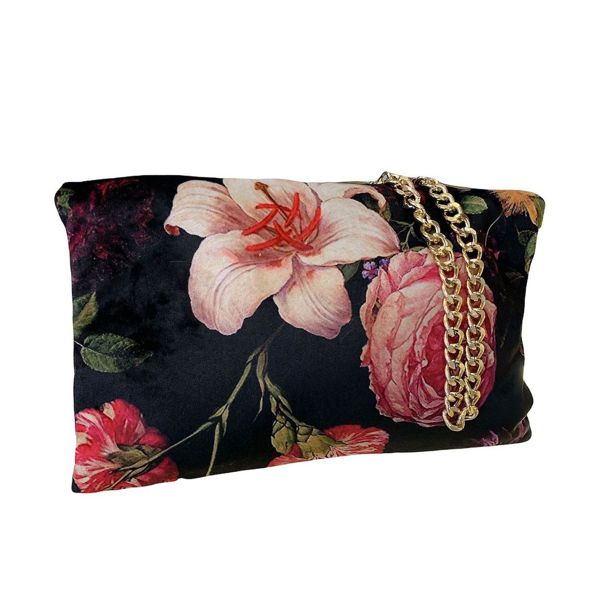 2. Floreal, artisanal shoulder bag red BRASS Workshop man04
