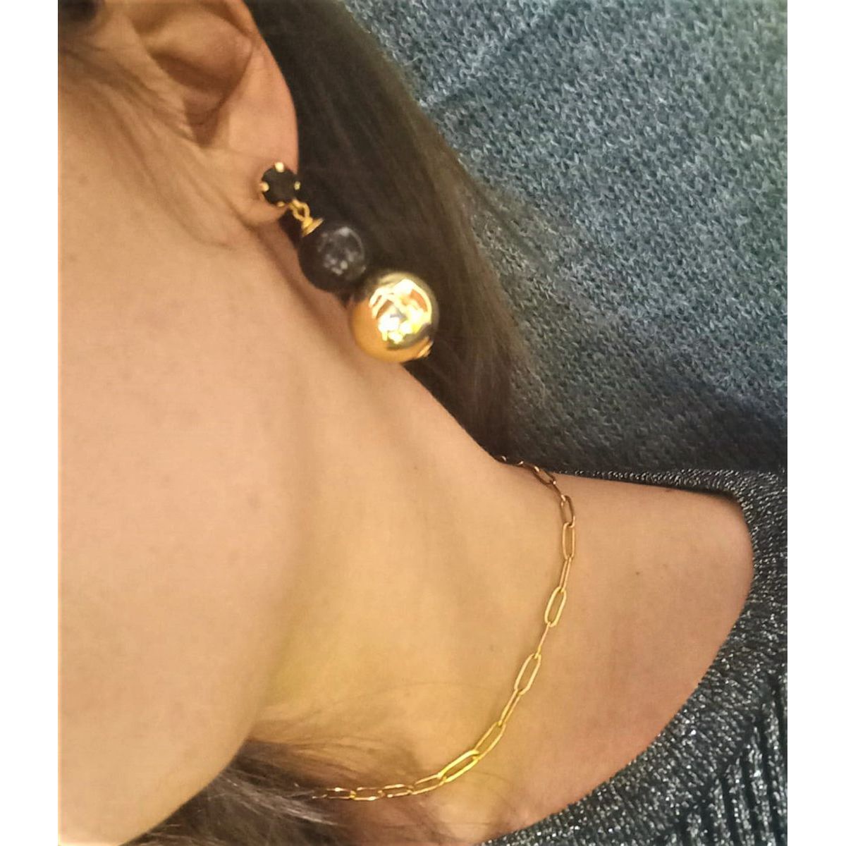 2. Precious '70 earrings gold Antùra Accessori aof00020