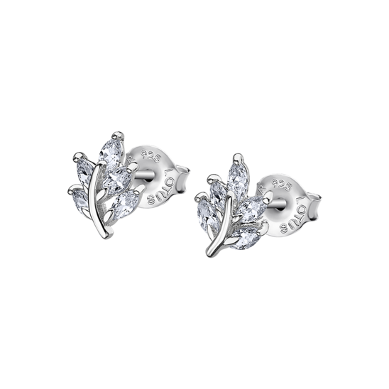 1. Earrings LP3086 white LOTUS Silver lp3086-4