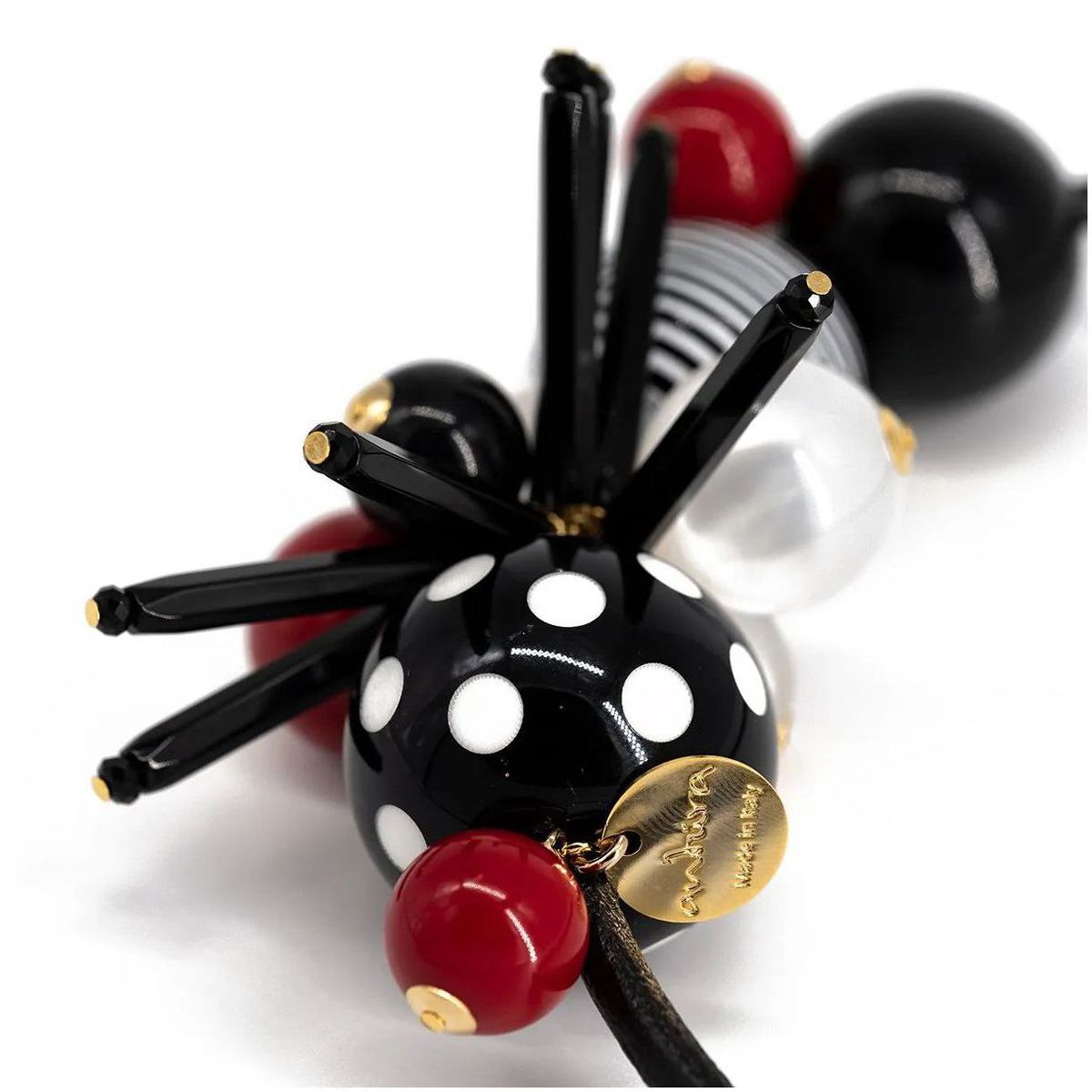 3. Pop Pois, necklace black Antùra Accessori acj96038p