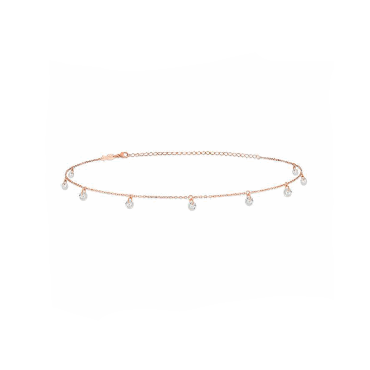 Glint, silver gold plated choker gold Kurshuni Gioielli kx076-2ch