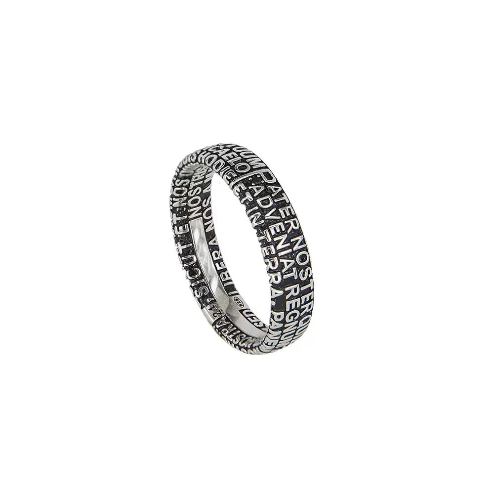 Era faith ring silver gray ELLIUS Jewelry