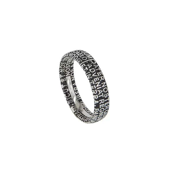 1. Anello Era fede grigio argento