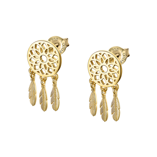 Coppia di orecchini acchiappasogni - Dreamcatcher earrings* - Gioi... | su