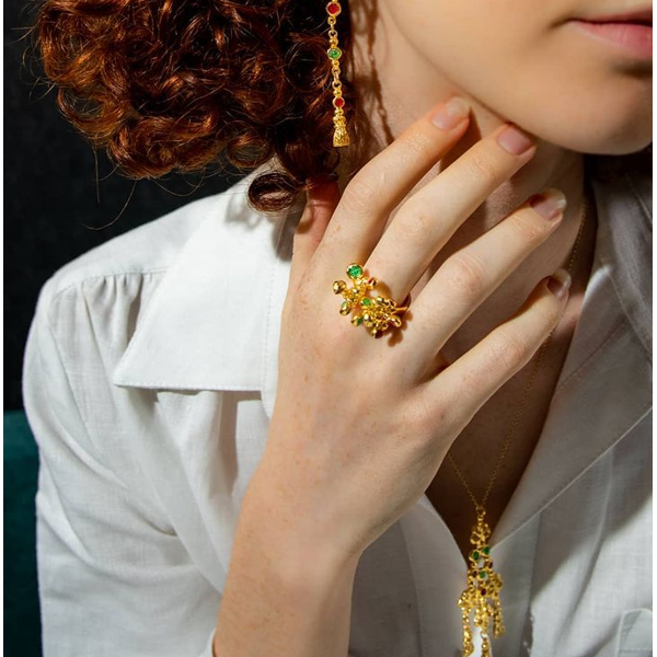 2. Ninnulicchi ring J-A124 gold GIULIANAdiFRANCO gioielli j-a124