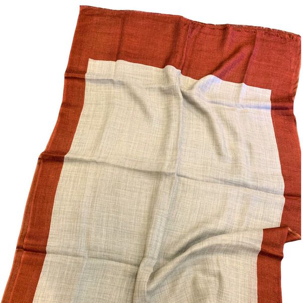 1. Sciarpa cashmere 100% bordeaux BRASS Workshop na14