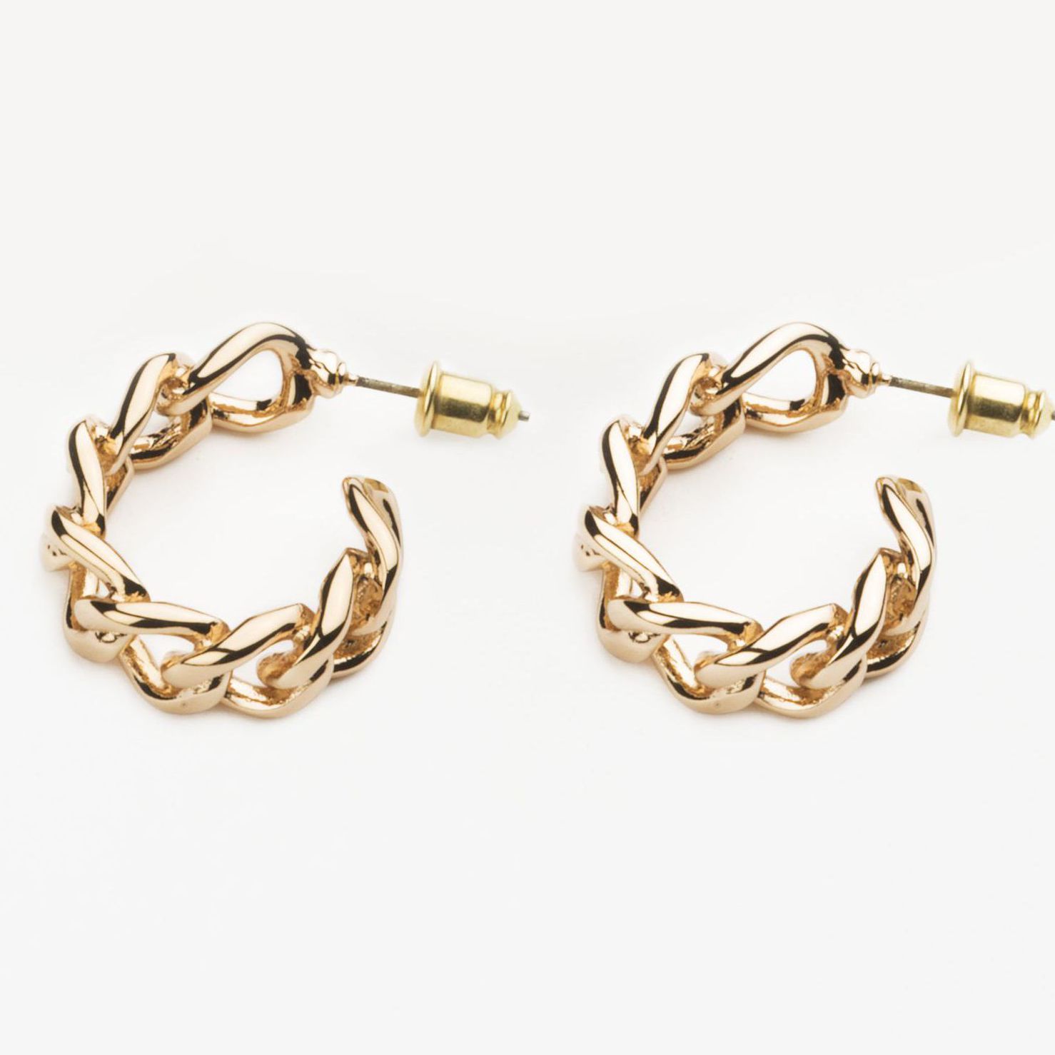 Carissima Orecchini Mini Creoli Con Motivo Da Donna In Oro Giallo