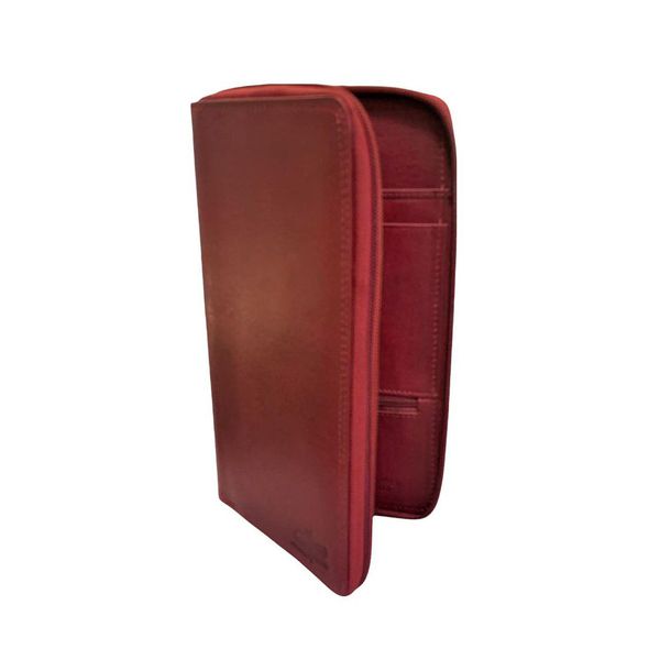 2. Card holder with zipper red BRASS Workshop op-8104