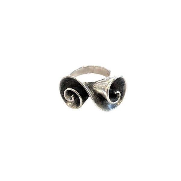 2. Anello Sinuo grigio argento BRASS Workshop brsaa13