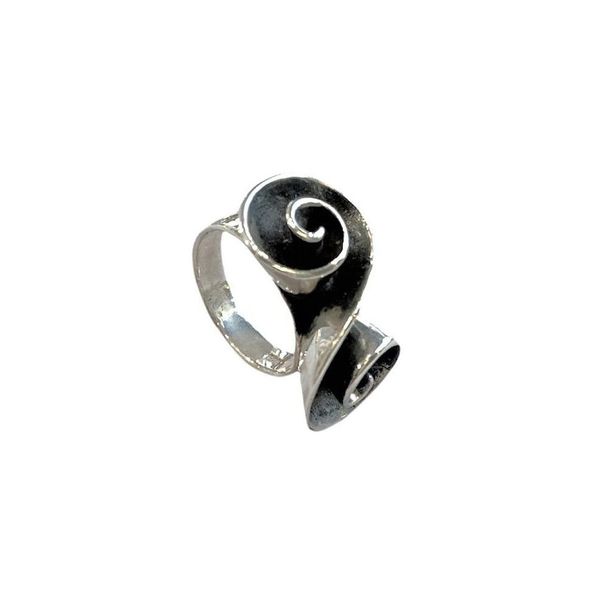 1. Anello Sinuo grigio argento BRASS Workshop brsaa13