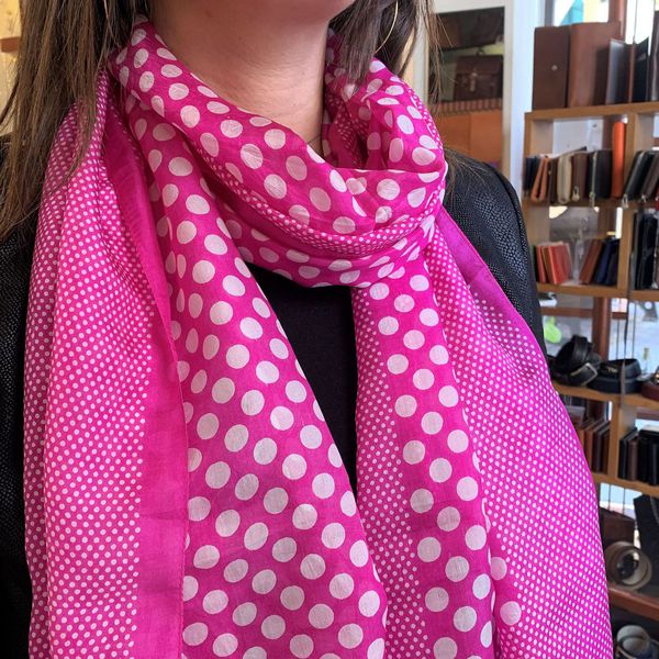 Sciarpa Pashmina A Pois Bianca Da Donna – Foulard 180x90 Cm In Tessuto Morbido, Stola Elegante Per Cerimonie, Matrimoni E Feste