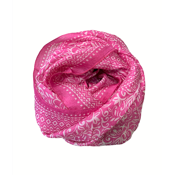 2. Foulard seta Fuschia fucsia BRASS Workshop ssp16
