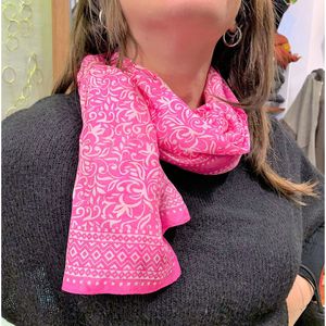 1. Foulard seta Fuschia fucsia