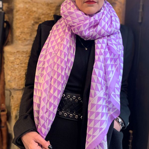 Prettystern 200cm Donna Uomo Foulard Sciarpa In Pura Raso Seta - Foto 6