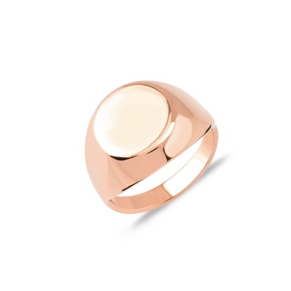 1. Chavalier, sterling silver ring rosegold Kurshuni Gioielli kr848-600