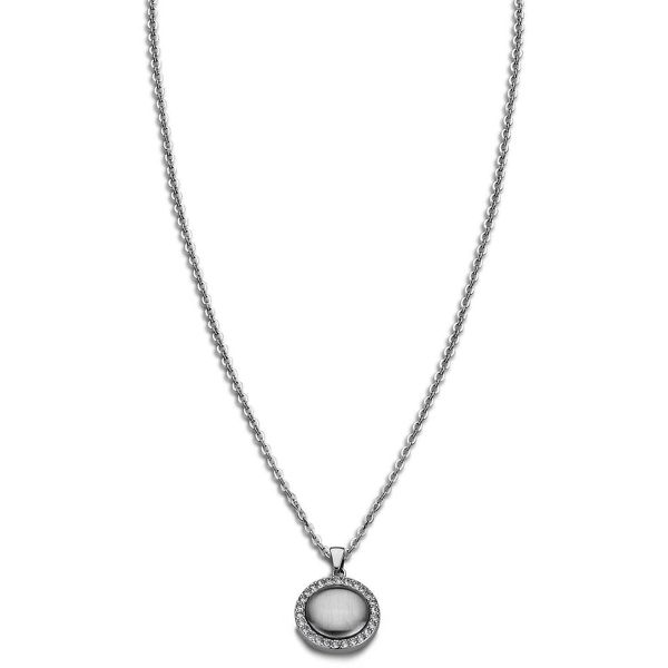 1. Necklace LS1775 steel gray