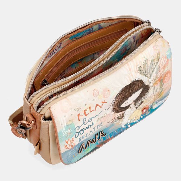 Anekke Relax shoulder bag with flap beige Anekke 34703-349