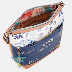 3. Borsa a tracolla Sunrise Anekke blu