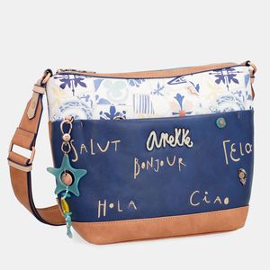 1. Borsa a tracolla Sunrise Anekke blu