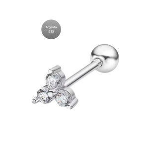 Single earring LP3372 silver grey LOTUS Silver