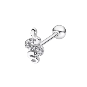 Mono earring LP3375 silver grey LOTUS Silver