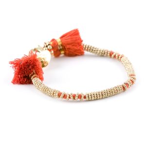 Tuhina bracelet B040 orange House Of Tuhina