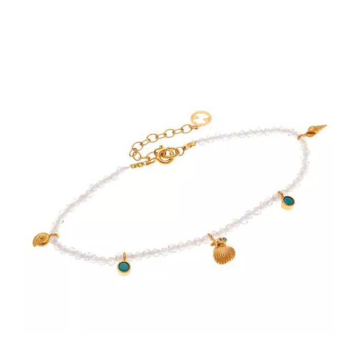 Cavigliere Bohemienne Con Conchiglie E Tartaruga - Doppio Set In Argento Per Donne, Ideale Per Spiaggia E Estate - Foto 7