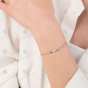 2. Enamelled "fish" bracelet silver gray