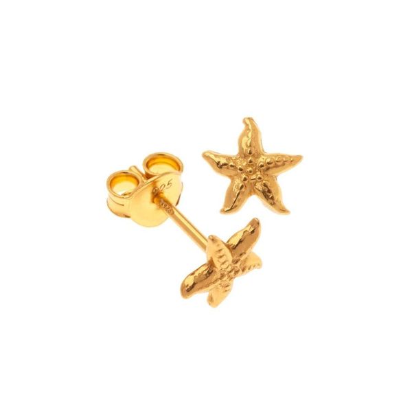 1. Starfish ear stud earrings gold Arteon 51074-000