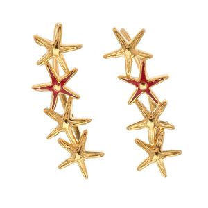1. Orecchini "stelle marine" oro
